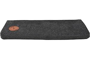 BORN2REST Prime Cat Window Lounger for Cats, Windowsill with a Non-Slip Backing, Cat Bed Window Sill, 50 cm x 20 cm, Made in European Union (Graphite Structure, 50 x 20 x 3 cm)