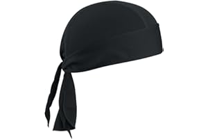 VIAUMBR Bandana Sport Uomo Donna Leggera Traspirante Sottocasco Turbante sotto Casco Pirata Cucina Escursioni Trekking Bici Moto Barca Asciuga Velocemente