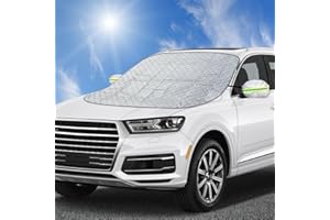 Casenly Parasole Auto Parabrezza, Parabrezza Magnetico per Auto con 8 Magneti, Parasole per Auto Protettore Contro i Raggi UV, Pieghevole, Magnetic, Adatto la Maggior Parte dei Veicoli 185 ×120 cm