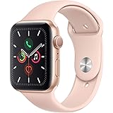 Apple Watch Series 5 44mm (GPS) - Cassa In Alluminio Color Oro Con Cinturino Sport Rosa Sabbia (Ricondizionato)