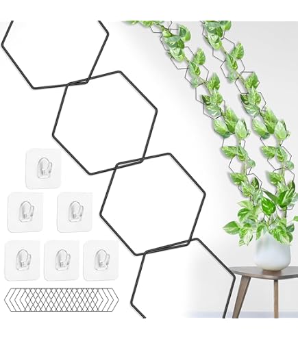 Plantenklimframe, Trellis Voor Potplanten, Tuintrellis, Gevormde Plantensteun, Tomatenkooien Voor Tuin, Trellis Voor Potplanten Klimplanten,Wit,120 * 20cm/47.24 * 7.87in