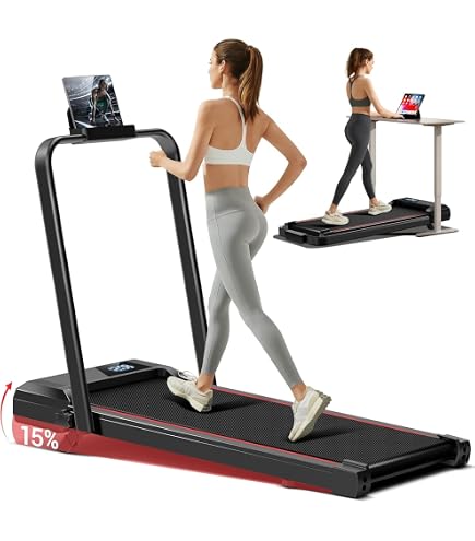 Tapis De Course Pliable DeerRun | Inclinaison 6% Max 158kg | Connexion App AI & Multi-joueurs | Moteur 2573W