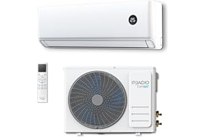 IRRADIO BELAIR ALASTOR 12, 12000 btu, Kit Condizionatore Inverter con Pompa di Calore, Gas R32, Classe A++/A+, Telecomando, Filtri Lavabili, Display LCD, Funzioni Avanzate, Timer Programmabile