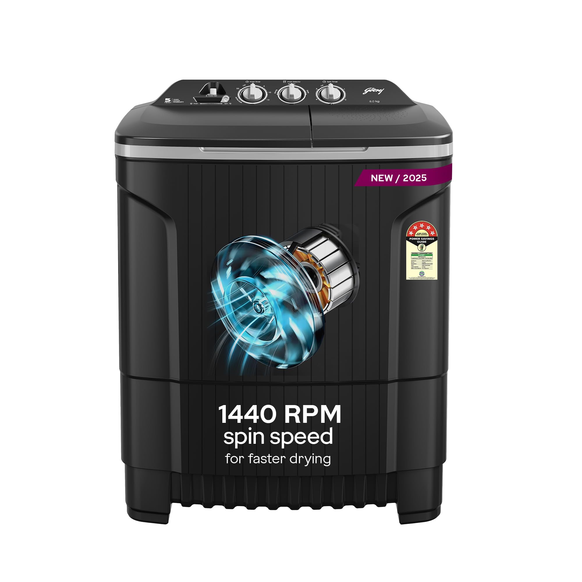 Godrej 8 Kg 5 Star Active Soak Semi-Automatic Washing Machine Review