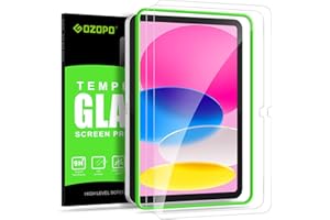 GOZOPO for iPad (A16) 11 inch 2025 /iPad 10th Generation 10.9 inch 2022 Screen Protector, Alignment Frame, Anti-Scratch, HD Clarity [2-Pack]