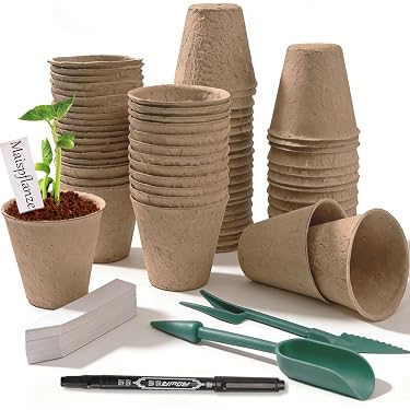 PRO GARDEN SET 24 SEMENZAIO IN TORBA 21X17 CM ACCESSORI CURA GIARDINAGGIO