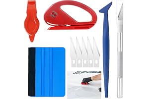 VAGAW Vinyl Wrap Tools,10 Pcs Vinyl Wrap For Cars Kit,Wallpaper Smoothing Tool,car Wrap Vinyl Squeegee,Vinyl Trimming Tool For Car Wrapping And Install Wallpaper
