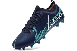 VLOOKST Chaussures de Football Homme Basket de Foot Crampons Chaussure de Foot Enfant Garçon Outdoor Chaussures de Sport Taille 39-45