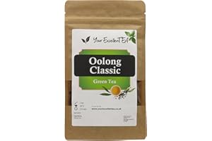 YOUR EXCELLENTEA Oolong Tea Classic (150g) Chinese Leaf, Loose Tea Fujian Aromatic Floral Fruity Slightly Fermented High Caffeine Content Smooth Mellow Hand-Picked Leaves, Resealable Pouch for Freshness