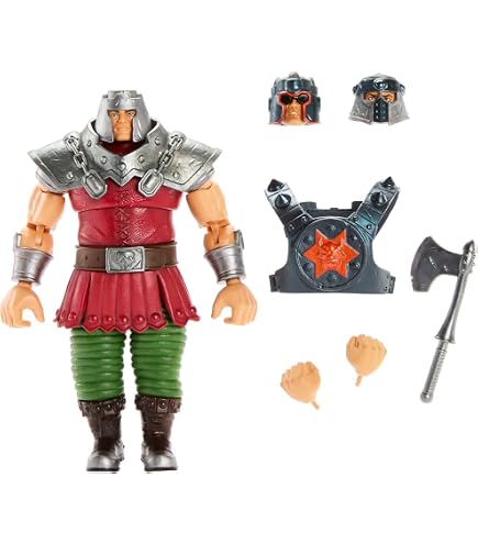 Masters Of The Universe Masterverse Clamp Champ Actionfigur – 18 Cm, 30 Gelenke, Mit Klemmenarm & Zubehör