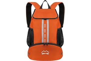 ONTYZZ Borsa da Calcio Zaino Sportivo Impermeabile con Portascarpe Multifunzionale Zaino per Pallavolo Basket Sacca Palestra Borsa Piscina