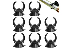 Prmape 25 PCS Acquario Ventose Serbatoio, Ventosa per Riscaldatore Acquario, Ventose per Acquario per Acquario Clip per Accessori per Acquario (Nero)