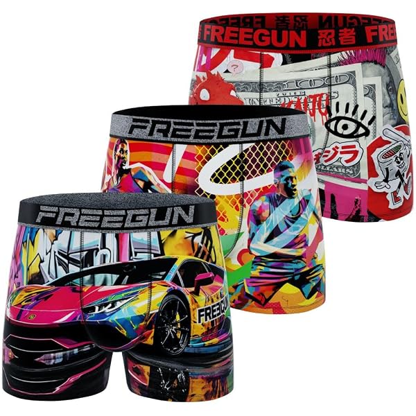 SALT AND PEPPER Jungen Boxershorts 3er Set – Baumwoll-Stretch, Bequemer Bund, Mit Bagger-Print