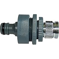 Adapter 5-fach für Indoor Wasserhähne mit M 22x1 Metall-Feingewinde, M 24x1 Metall-Feingewinde + 1 Zoll, 3/4 Zoll und 1…