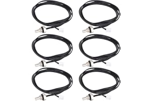 Okuyonic Capteur de thermistance, tête hexagonale sensible 10 pièces Sonde de température à filetage M8 précis pour la mesure(100K)