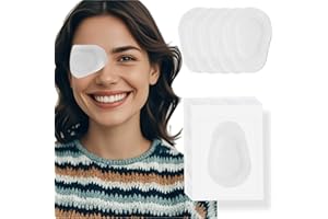 THSIREE 20 Pcs Adhesive Eye Patches for Kids, Medical Eye Patch Disposable Breathable Eyepatch for Amblyopia Lazy Eye Latex Free Adhesive Bandages for Children, 2.95 × 1.97 inches, White