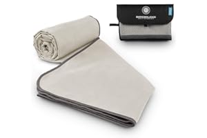 ‎BERGBRUDER BERGBRUDER Microfaser Handtücher - Viele Größen und Farben - Ultraleicht, kompakt & schnelltrocknend - Mikrofaser Handtuch, Reisehandtuch, Sporthandtuch, Badetuch Set mit Tasche
