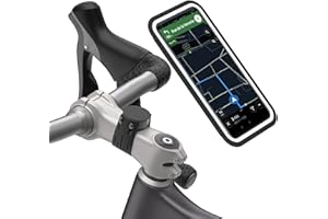 SHAPEHEART Innovazione francese, Porta cellulare bici con tasca magnetica staccabile, Porta telefono bici impermeabile, Universale, Supporto cellulare bici per manubrio, MTB