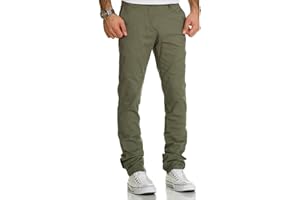 REPUBLIX Herren Regular Slim Stretch Chino Hose Fit R7019