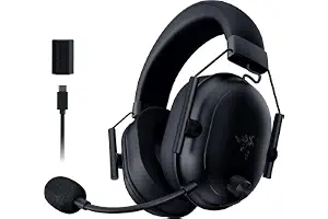 Razer BlackShark V2 HyperSpeed para PC - Auriculares para esports inalámbricos y ligeros (280 g, Micrófono HyperClear, Diafragmas TriForce de titanio de 50 mm, Bluetooth) Negro