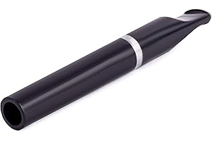 DR WATSON 10 cm uchwyt na papierośnicę, pasuje do zwykłych papierosów, świetny do zwijania, czarny (dostępny również w wąskich i bardzo wąskich rozmiarach)