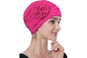 Alnorm Flower Design Chemo Hair Loss Caps Cancer Headwear for Women