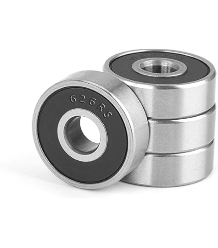 Ricambi Cuscinetti Volventi Cuscinetti A Sfera 627ZZ 7x22x7mm - 2 Pezzi Con Doppia Schermatura Acciaio Cromato