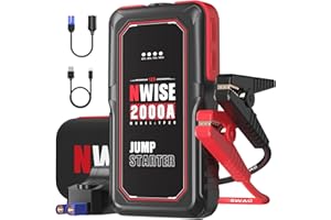 EMEPOVGY Booster Batterie 2000A 20000mAh Jump Starter Portable