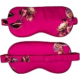 ICON SILK%100 Saf İpek Uyku Maskesi G&ouml;z Bandı (Fuşya)