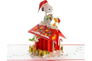 Hallmark Kartka świąteczna 'Paper Wonder' - Pop-Up Peanuts Snoopy's Dog House z Woodstock'