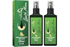 HGERGWW Haarwachstum Serum, Haarwachstumsspray mit Ingwer, Haarserum für Haarwachstum, Ginger Hair Growth Spray, Vermeidung von Haarausfall und Förderung von Haarwachstum, 100ml (2 Stück)