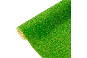 DUS Maquette Herbe Tapis Herbe Modelisme Rouleau Herbe Miniature Herbe Statique Sable Paysages Modelisme, 41 * 100cm (16.1 * 39.4inch)