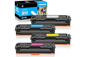 LeciRoba 201X dla HP 201X 201A CF400X CF400A CF401X CF401A CF402X CF402A CF403X CF403A, do HP Color LaserJet Pro M252dw M252n, MFP M277dw M277 M274 n M277 Drukarki C6 M277n (4-pak)