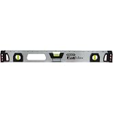Stanley - Fatmax I-Profile Water Scale Ii, 120 Cm Length, Magnetic, 2 Vertical Water Scales/1 Horizontal Damselfly, 1-43-556
