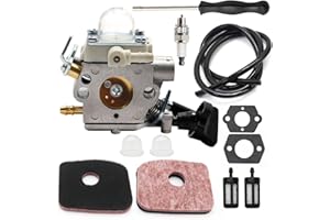 Ollanoos 4241-120-0615 Carburetor Kit, BG56 Carb Air Filter Kit Replacement for Stihl BG56 BG56C SH56 Leaf Blower Replacement for Zama C1M-260 C1M-S260B 4241-120-0632 4241-120-0622 Engine Carb