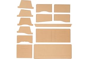 ‎ATYHAO 13 Stück Acryl Brieftasche Vorlage, Universal DIY handgemachtes Leder Handwerk Acryl Vorlage Kit klar handgemacht Leder Handwerk DIY Werkzeug DIY Leder Handwerk