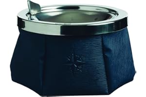 Marine Business 30101 Posacenere antivento, colore: Blu navy con design elegante, in acciaio inox, multicolore