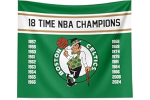 Northwest NBA Boston Celtics NBA Champions 2024 Wall Hanging Tapestry, 34" x 40", Banners