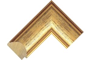 TV IN DISGUISE Frame Sample for Samsung the Frame customised bezel (Dome Gold)