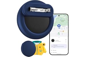 PERFIPRO Smart Tags Tracker for Kids, Android Hidden Tracker for Children, GPS Locator with Safety Pins Holder, Bluetooth Item Finders, Anti-Lost for Kid, Baby, Elderly, Luggage, Shoe, Clothes, Backpack