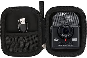 Aproca Hard Storage Carrying Travel Case for Zoom Video Recorder (Q2n-4K) (Black-Promotion)
