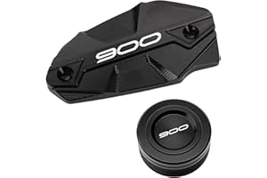 ZESIDIMO Pour Kawasaki Z900 Z 900 2017-2024 2023 Accessoires de moto Cache réservoir de liquide de frein avant et arrière (Noir)