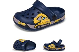 HITOPTEU Dziecięce chodaki, buty ogrodowe, pantofle, uroczy dinozaur, sandały plażowe, lato, lekkie, na basen, kapcie prysznicowe, dla maluchów, chłopców, dziewcząt, buty do wody