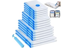 JCOCYLSE Vakuumbeutel für Kleidung ，Vacuum Bags for Clothing ，Vakuumbeutel für Bettdecken ， Ideal für Bettdecken, Jacken und platzsparende Aufbewahrung (21)