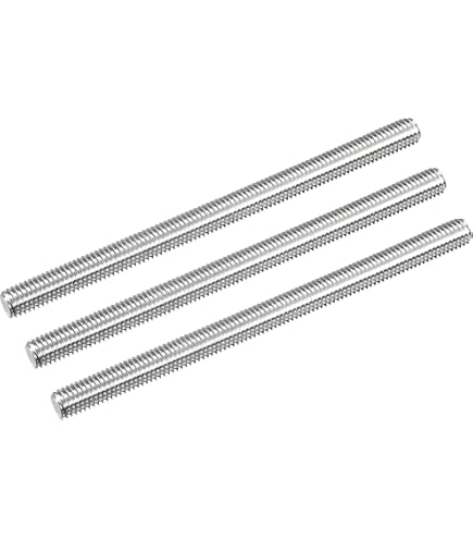 QUARKZMAN 4 stuks draadstangen, M3 x 160 mm, 304 roestvrij staal