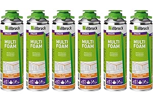 DUBAUST FM220 Mousse de construction mousse de montage mousse pour pistolet mousse multi-usage mousse pour fenêtres haute isolation phonique isolation thermique 500ml sets combinés (sans nettoyant/sans