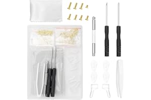 ASOFELK 161PCS Eyeglass Screws, Eyeglass Repair Tool Kit, Eye-Glasses Repairing Kit with Screws, Watch Clock Repairement Glasses Fixing Kit, Sunglass Repair Set with Screws, Nose Pads, Screwdriver