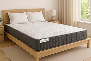 Sleep Concepts Memory Foam Mattress 7" Hybrid Spring, 91 cm Single, 137 cm Double, 152 cm King, 183 cm Super King. (King)