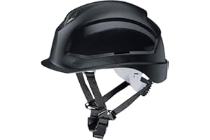 Uvex Pheos S-KR Safety Helmet - Construction Helmet with 4-Point Chin Strap and Ventilation Holes