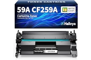 Halloya 59A CF259A z chipem wkład do drukarki kompatybilny z HP 59A 59X Laserjet Pro M404dn Toner M404dw MFP M428dw M428fdw M404n M428fdn M304n M304dn M404 M428 M404 M406 M430 M43 CF259X 259A, 1